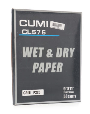 Cumi Wet Or Dry Water Paper (Pack - 50 Sheets)