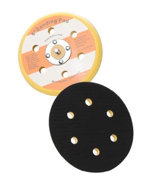 MIX & MATCH Backing Pad 6 holes Hook-and-Loop