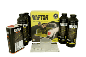 RAPTOR Black 4 Bottle Kit Including Hardener