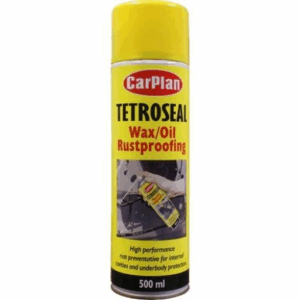 CarPlan Tetroseal Wax Oil Clear Aerosol 500ml
